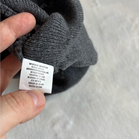 New Greenbrier international inc. Hat Gray Slouchy Knit Beanie Unisex OS - Picture 4 of 5